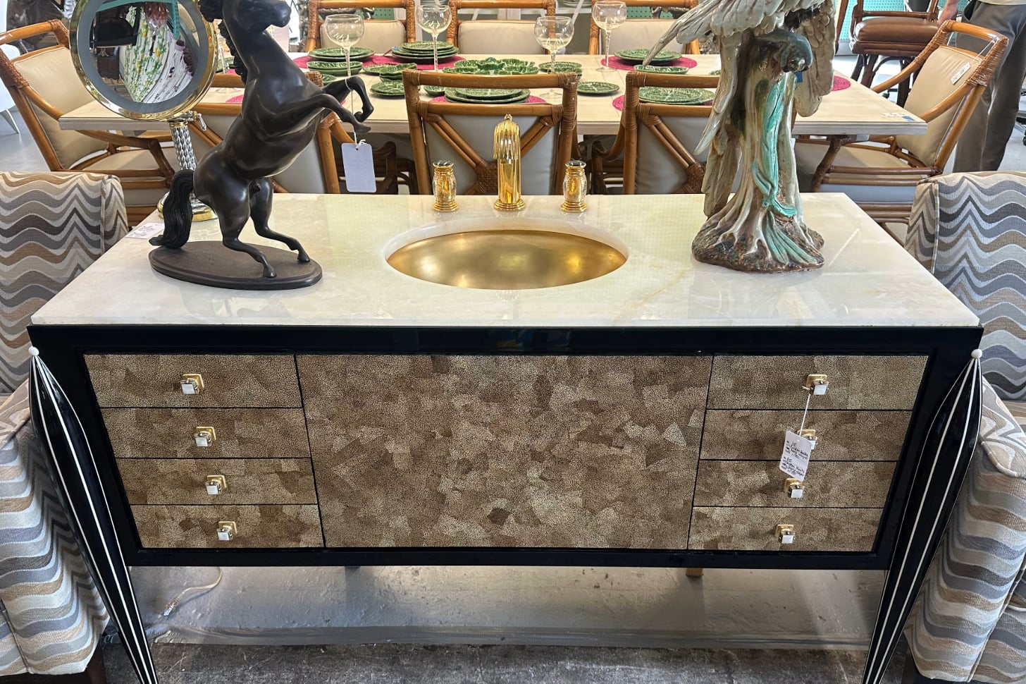 Antique sink owned by Ardell owner