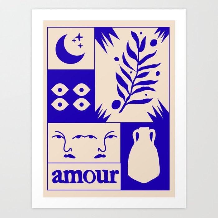 "Amour" Art Print by Fauxfuyant