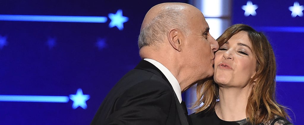 Kisses at the Critics' Choice Awards 2016