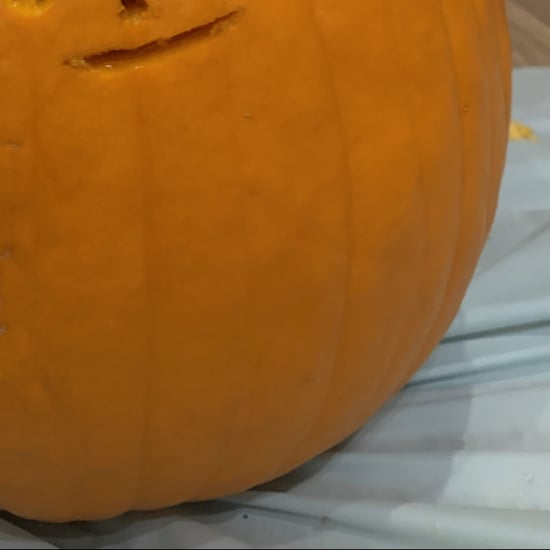 Lazy Kid's Pumpkin Carving Jack-o'-Lantern