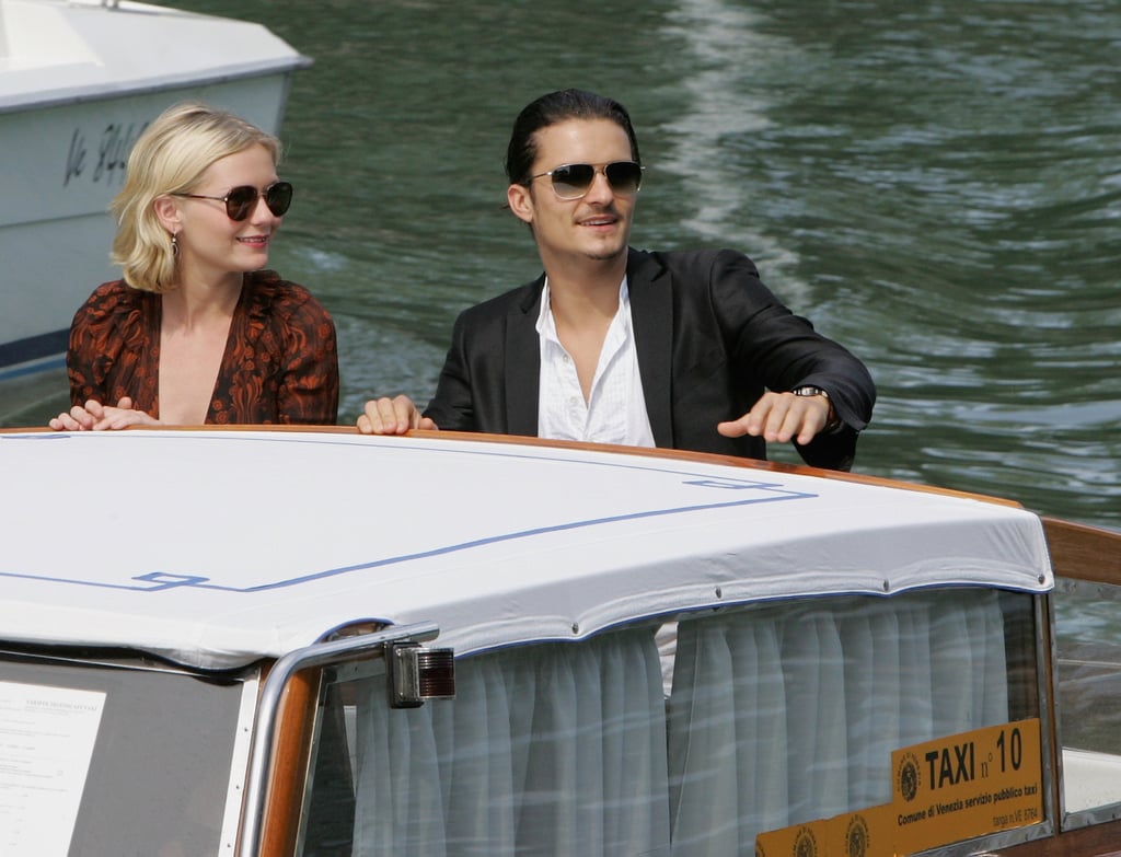 Orlando Bloom and Kirsten Dunst were together in September 2005 at the Venice Film Festival to promote Elizabethtown.