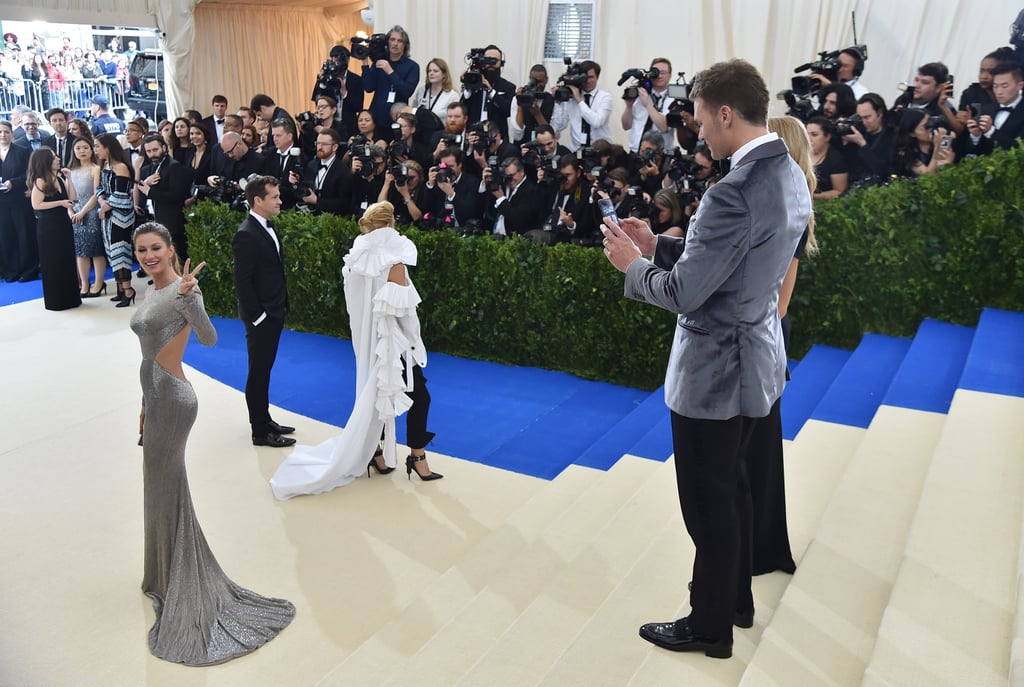 Gisele Bundchen and Tom Brady at the Met Gala 2017