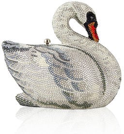 If investing in elegance is key for you, shop the Judith Leiber Couture Swan Crystal Minaudiere ($4,995).