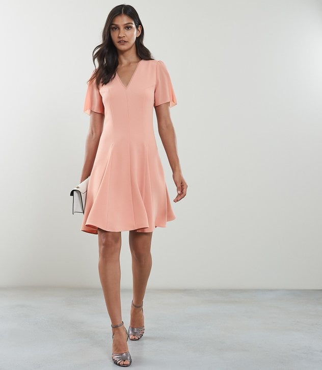 reiss fit and flare dress