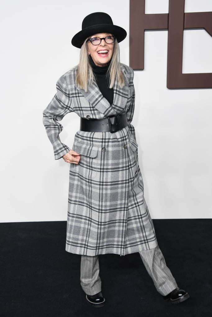 Diane Keaton at the Ralph Lauren Runway Show, September 2023