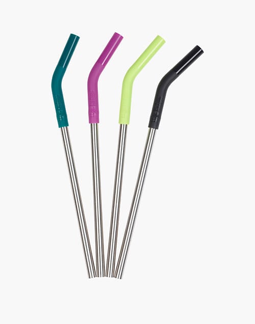 Klean Kanteen Four-Pack Stainless Steel 8mm Straw Set