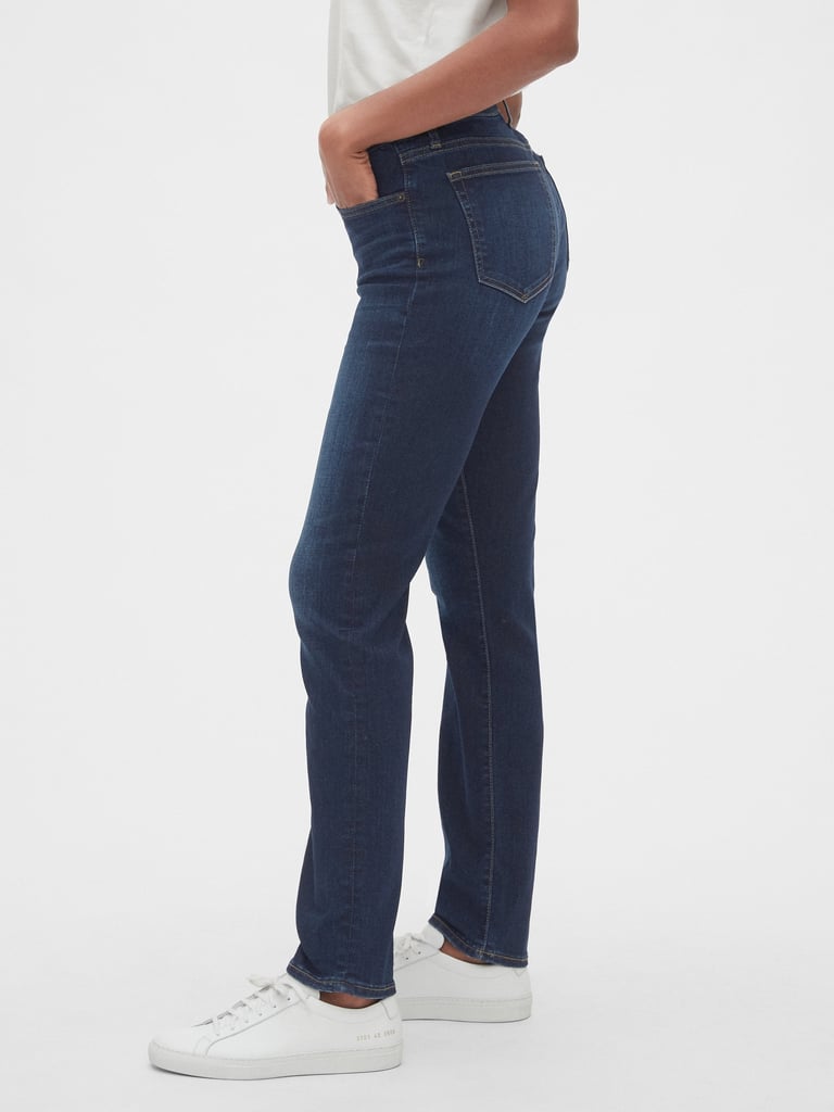Gap Mid Rise Curvy Classic Straight Jeans Best StraightLeg Jeans For