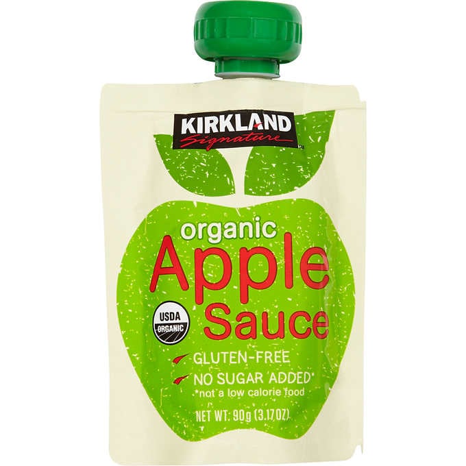 Organic Apple Sauce Pouches