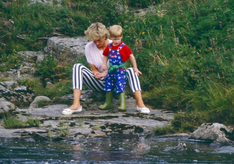 Diana Playing With Harry, 1987