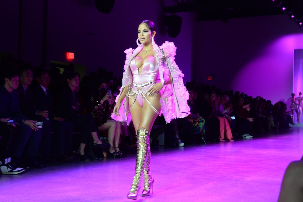 Natti Natasha and Gloria Trevi Photos at The Blonds NYFW