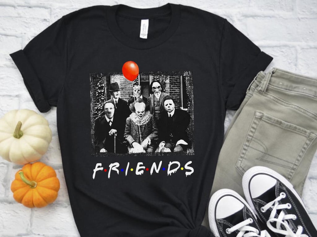 Friends Horror T-shirt feat. IT's Spooky Clown