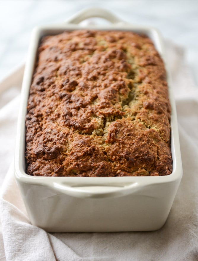 Almond Butter Roasted Banana Bread