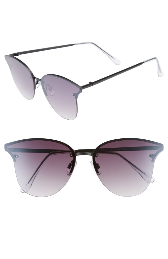 Leith Rimless Cat Eye Sunglasses