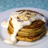 Bite Into Our High-Protein Pancakes With Banana Cream Sauce