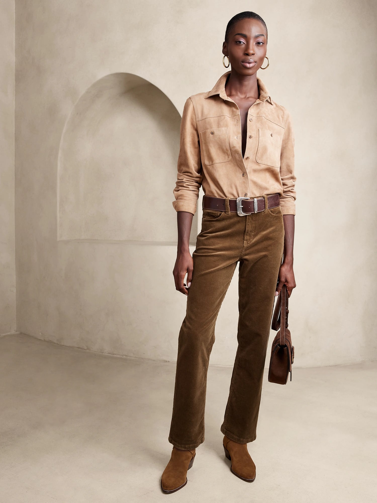 Stone corduroy Perfect trousers | Women's Trouser | Hartford