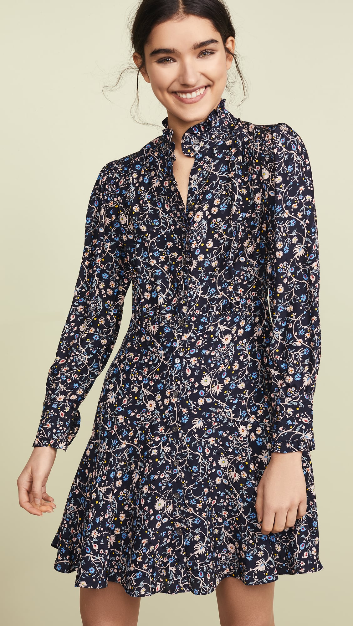 Rebecca Taylor Long-Sleeve Vivianna 