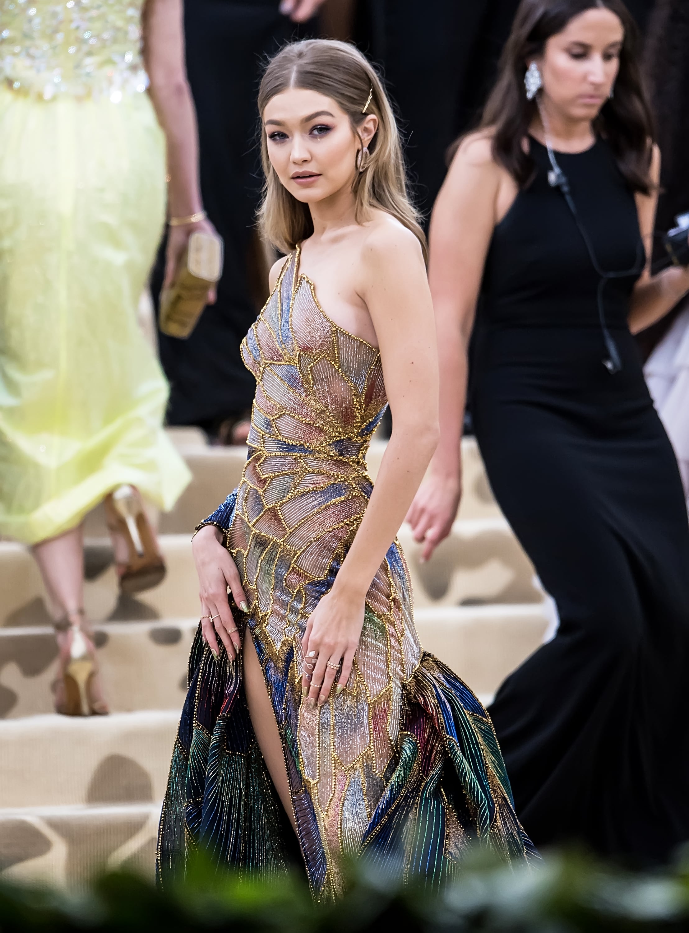 Met Gala 2018: Gigi Hadid Attends the Met Gala Wearing Versace