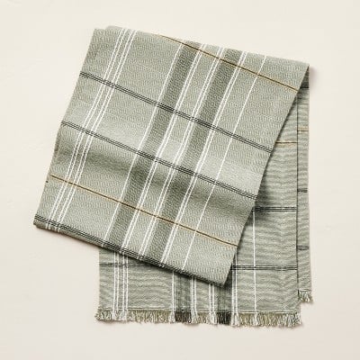 Hearth & Hand™ with Magnolia Textured Plaid Woven Table Runner