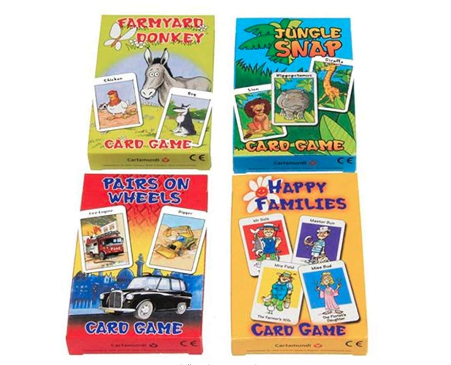 4 Assorted Kids Card Games