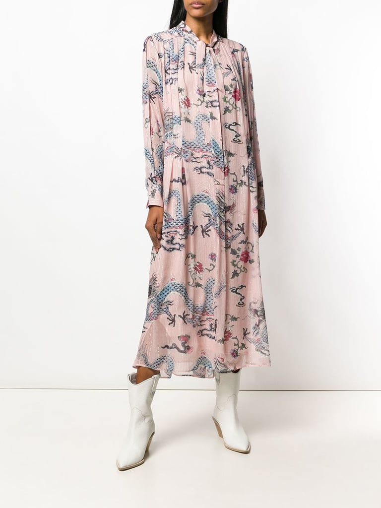 Isabel Marant Dragon Print Shift Dress