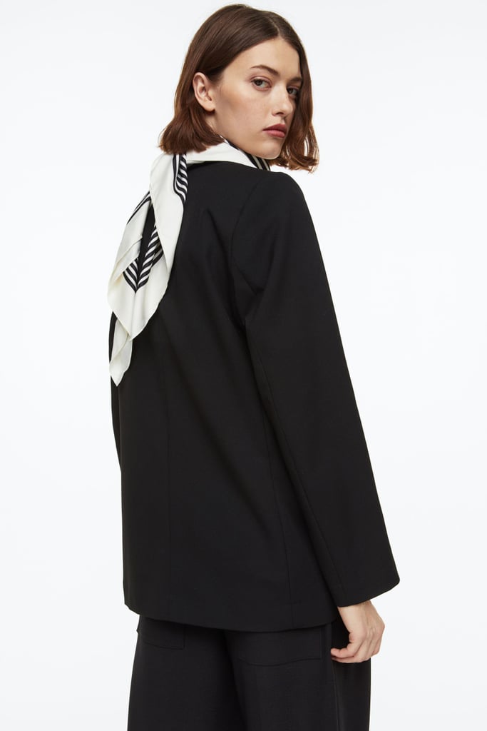 How to Wear a Scarf: H&M Satin Scarf