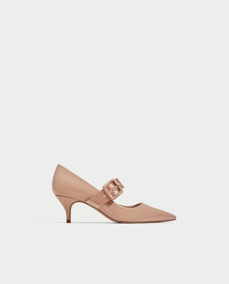 Zara High Heel Court Shoes