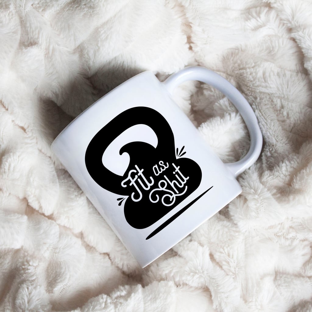 Fit as Shit Kettlebell Coffee Mug