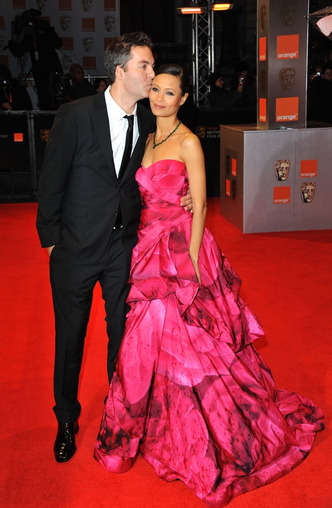 Thandie Newton and Ol Parker at the BAFTA Awards, 2011