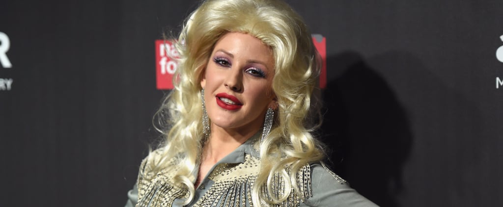 Ellie Goulding as Dolly Parton Halloween Costume 2017