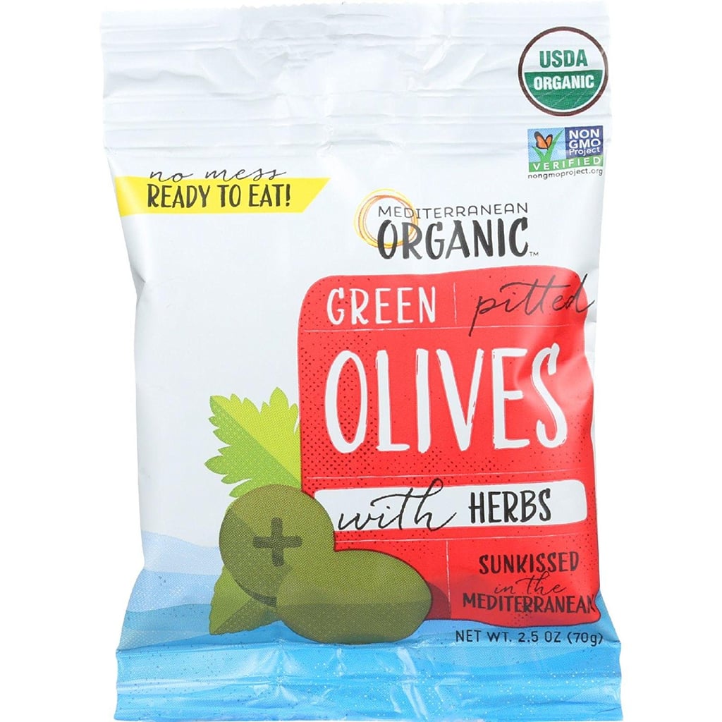 Mediterranean Organic Green Olives Pitted