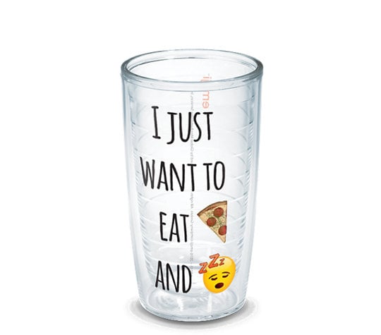 Tervis emoji Water Bottle "Pizza Phrase"