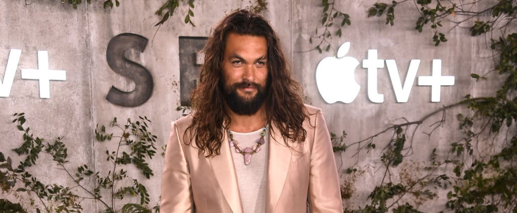 Jason Momoa Is a Red Carpet Stud in His Pink Tom Ford Suit