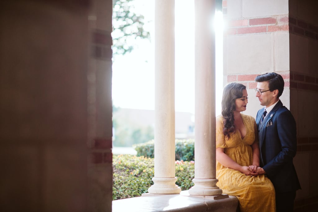 Harry Potter Hufflepuff and Ravenclaw Engagement Photos