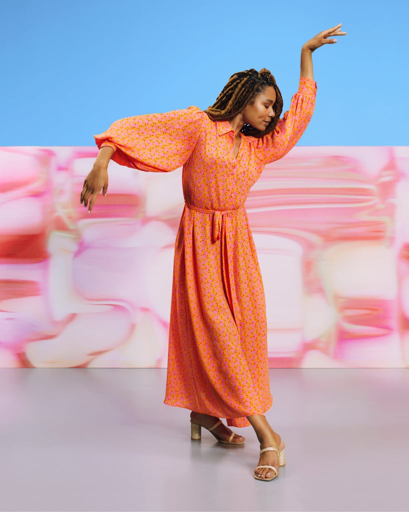 Alexis For Target Floral Long Sleeve Robe Dress