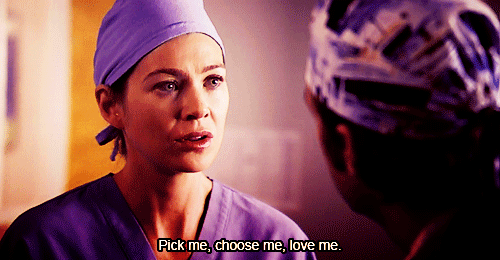 Season 2, Episode 5:  Meredith Asks Derek to Pick Her