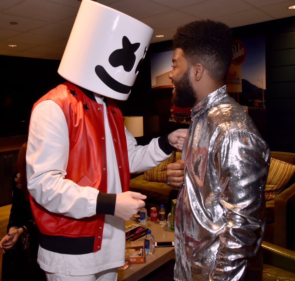 Pictured: Marshmello and Khalid
