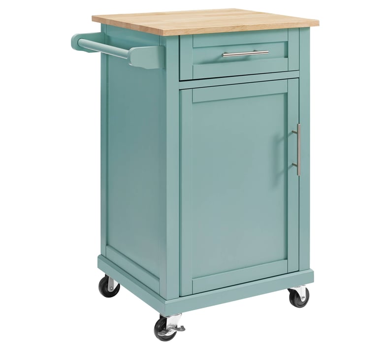 Small Blue Kitchen Cart