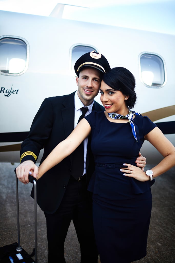 Airplane Engagement Photos