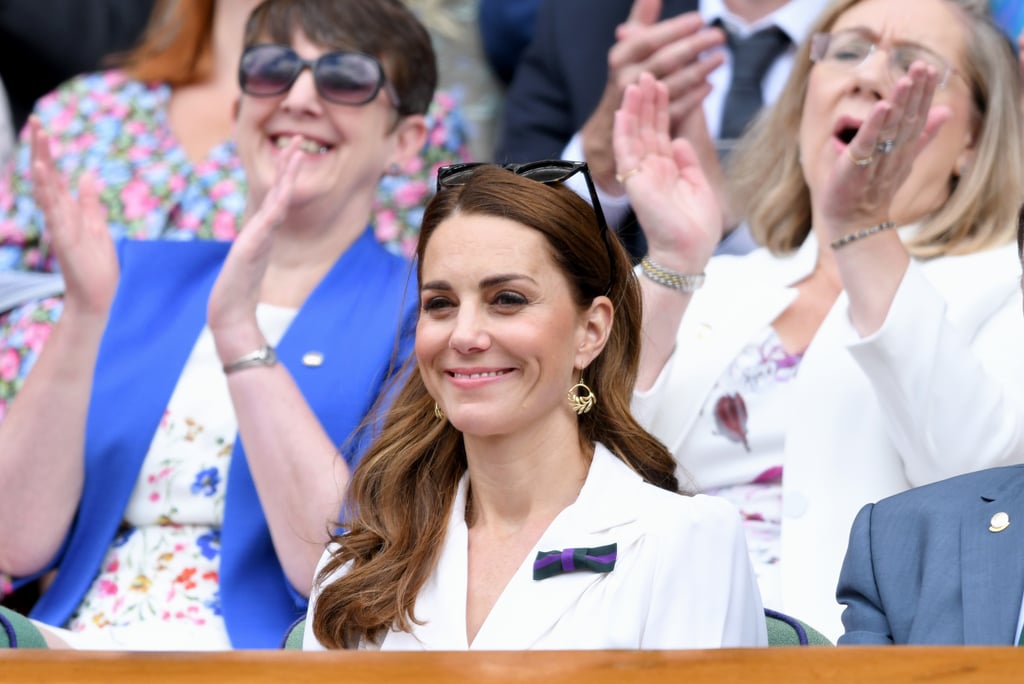 Kate Middleton White Dress at Wimbledon 2019