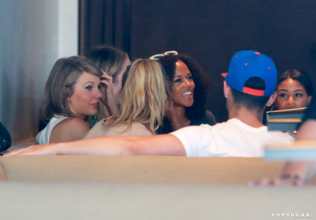 Taylor Swift and Calvin Harris After Jaime King Baby Shower