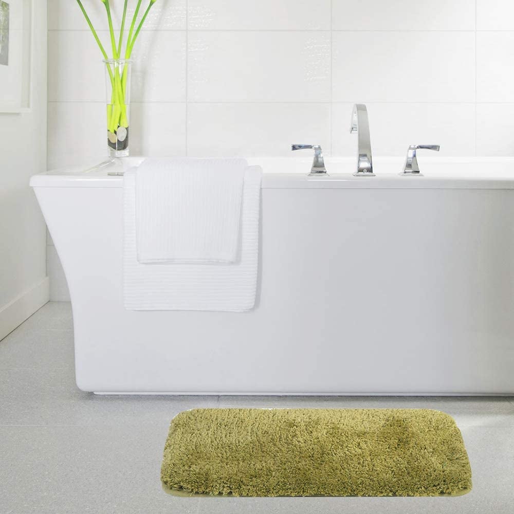 Best Shag Bathroom Mat: Walensee Large Bathroom Rug