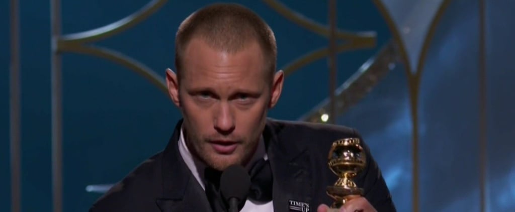 Who Did Alexander Skarsgard Thank at the 2018 Golden Globes?