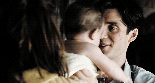 When Murphy holds this adorable baby, he takes things to a whole new level of attractiveness. Calm down, ovaries.