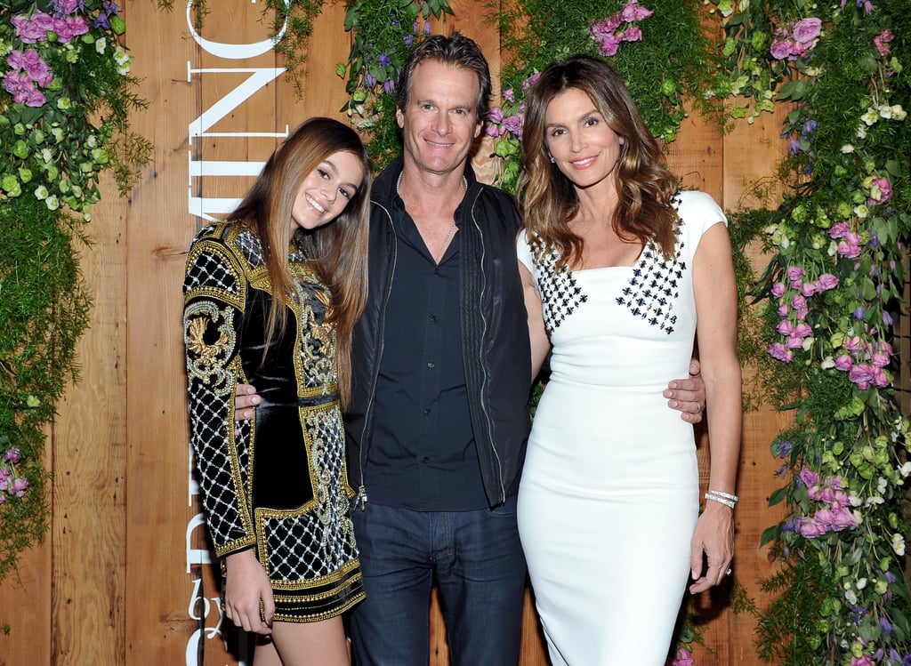 Cindy Crawford and Her Family at Becoming Book Party 2015