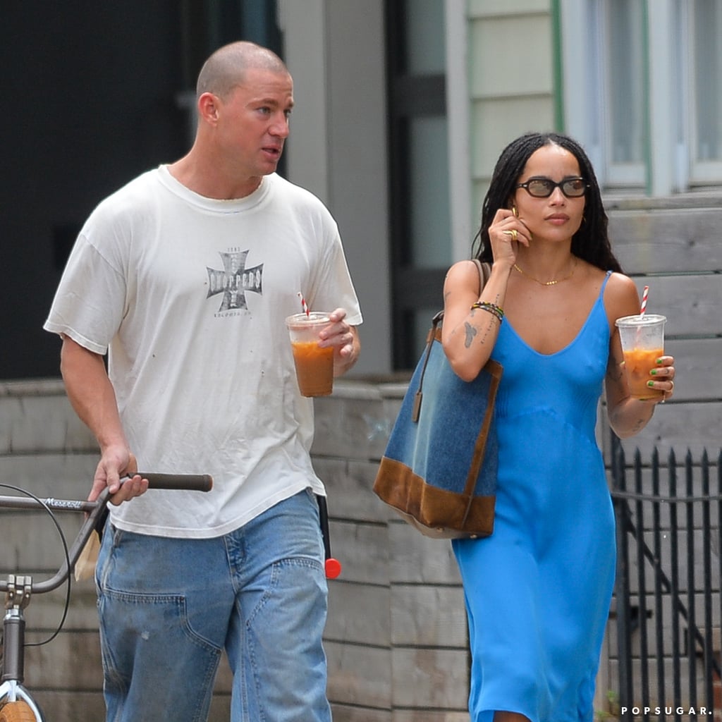 Zoë Kravitz Wore the Perfect Date Outfit With Channing Tatum