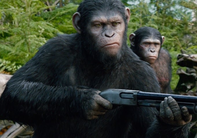 Yep, apes with guns.