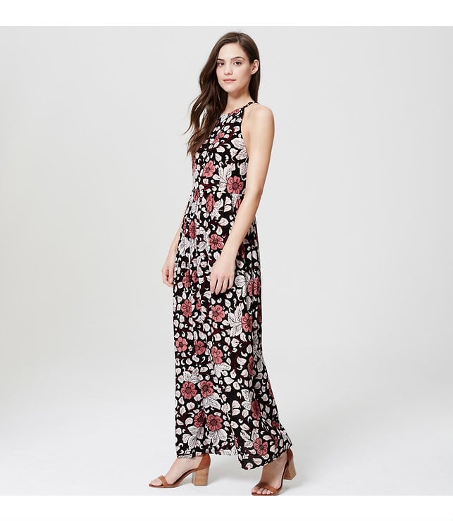 Loft Beach Rainforest Floral Strappy Maxi Dress ($90)