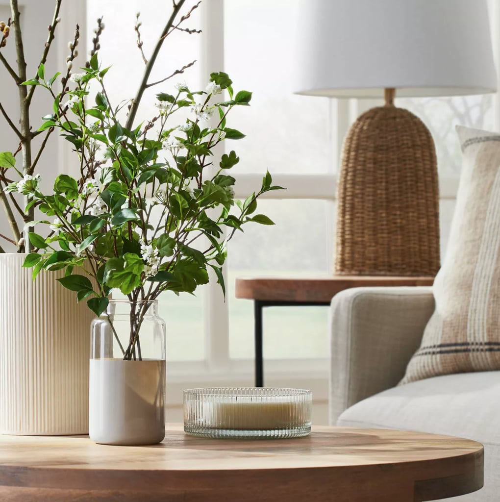 Threshold Designed With Studio McGee Artificial Kerria Japonica in Glass Vase