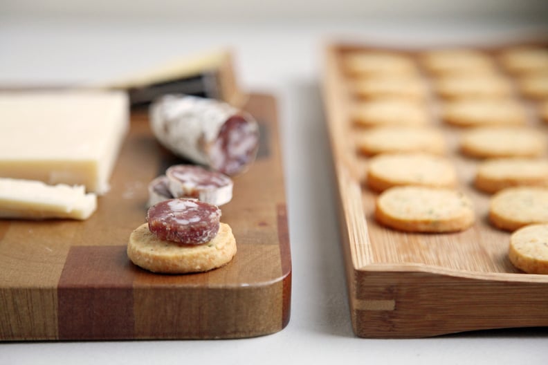 Make-Ahead Appetizer: Parmesan, Black Pepper, and Thyme Crackers