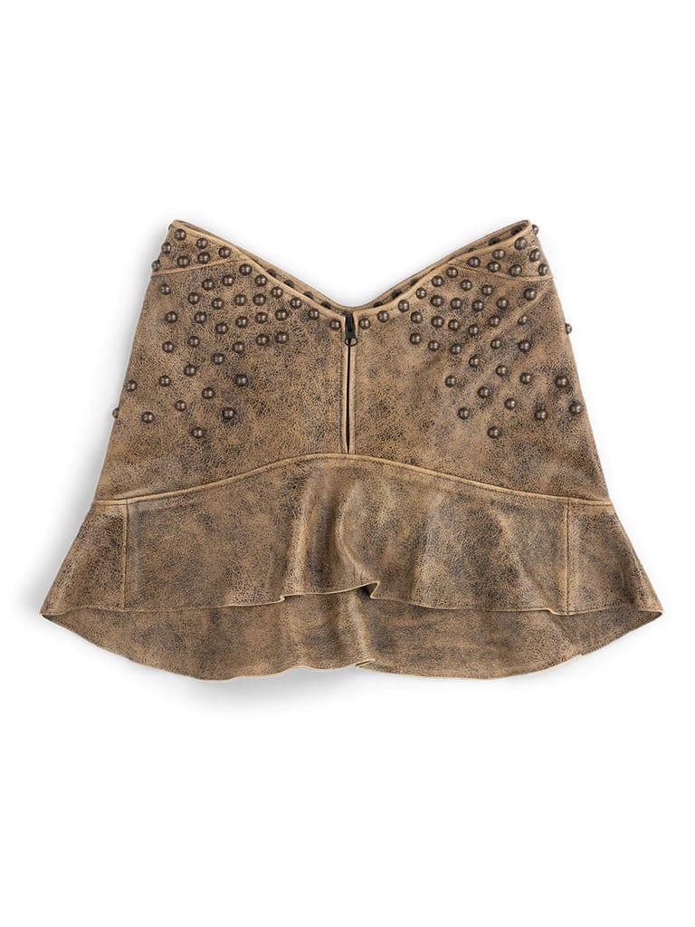 KNWLS Claw Skirt Washed Brown ($1,130)
